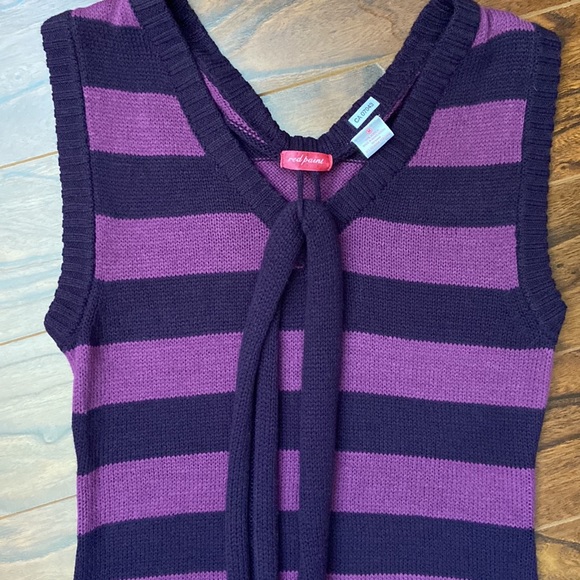 Cute longline sweater like  striped vest in size M - Picture 4 of 4